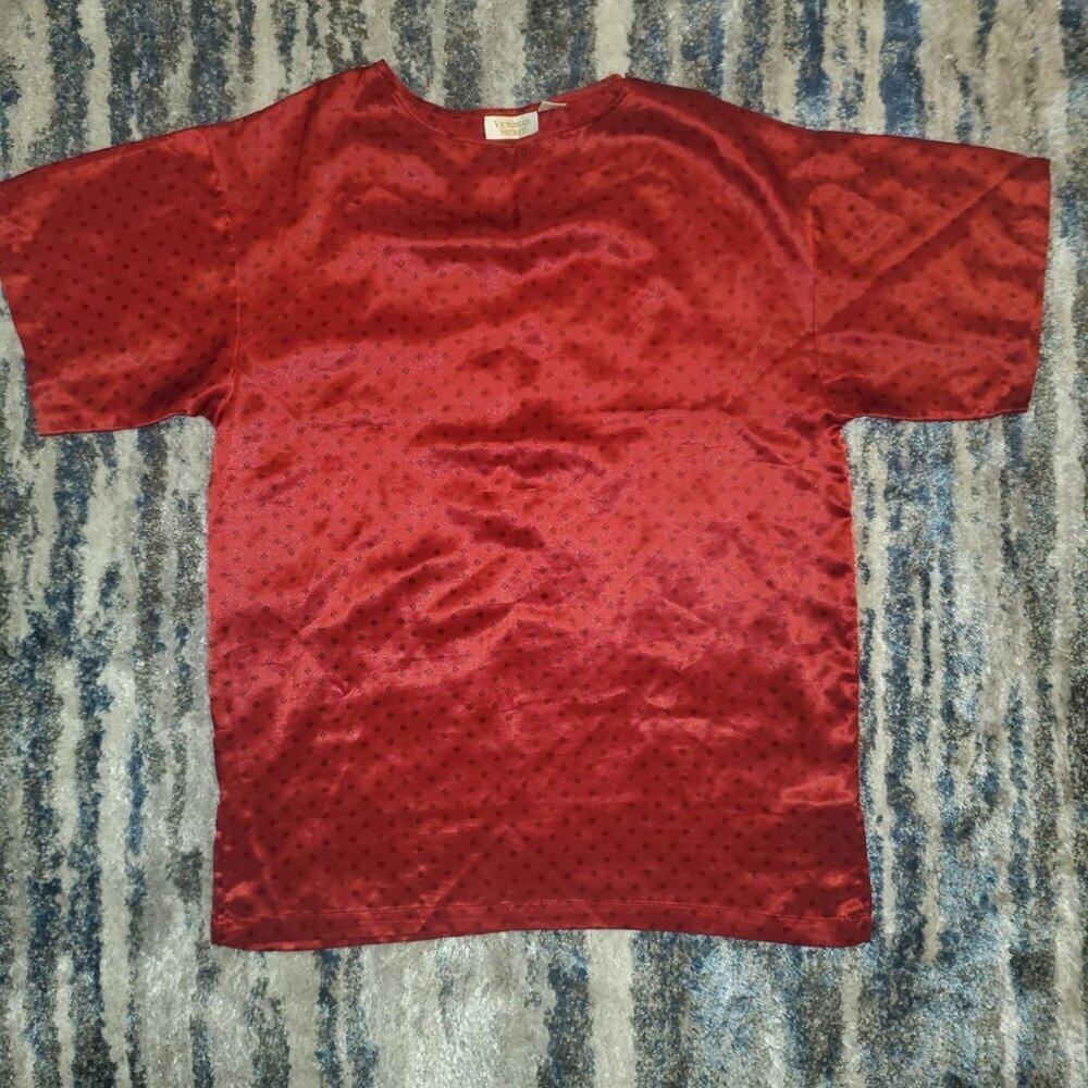 Vintage Victoria Secret Gold Label Red Medium ♥️